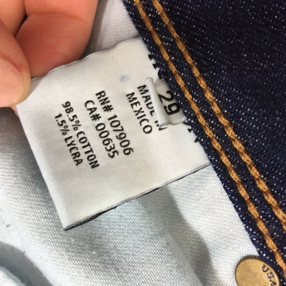 Hudson Collin Flap Skinny Jeans Dark Wash SZ 29 - Picture 10 of 12